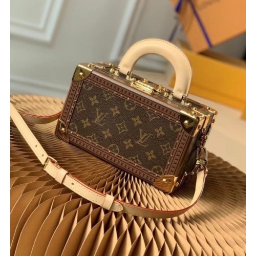 Louis Vuitton Valisette Tresor box red M45675