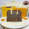 Louis Vuitton Flower Tote Shoulder Brown Bag M43550