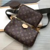 Multi Pochette Accessoires Monogram Green Strap M44823