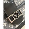 Louis Vuitton Dauphine MM Gray Denim Bag