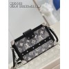 Louis Vuitton Petite Malle Gray Denim Bag