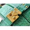 LV Petite Boite Chapeau Crocodile Green leather M43514