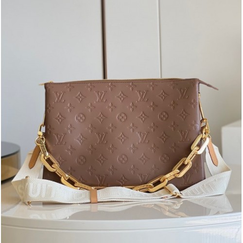 Louis Vuitton Coussin MM in Taupe 34cm