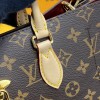 Louis Vuitton Flower Tote Shoulder Cream Bag M43550