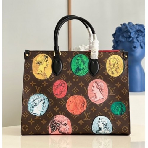 Louis Vuitton Onthego Monogram Cameo Printed MM Bag