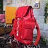 Louis Vuitton Supreme backpack M41709 Red water ripple backpack