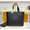 Louis Vuitton Giant Cabas Voyage Black Leather Bag