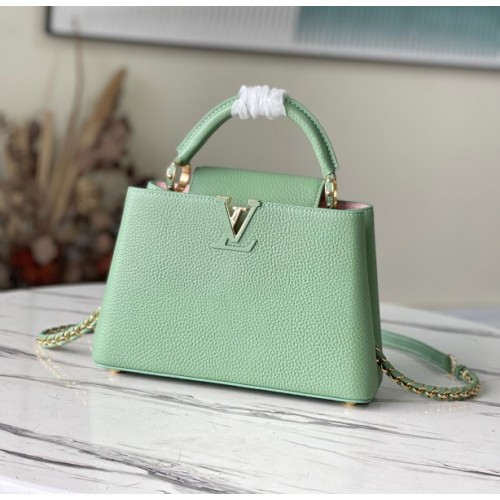 Louis Vuitton Capucines BB Green 2022 Bag