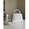 Louis Vuitton Capucine White PM
