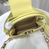 Louis Vuitton M21798 Capucines Mini Yellow Leather Bag