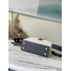 Louis Vuitton Capucines Mini ecru canvas black bag