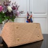 LV Artsy MM Monogram Empreinte Leather in Beige M44456