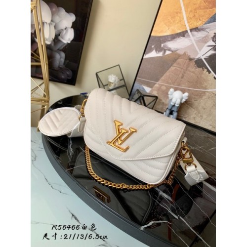 Louis Vuitton New Wave Multi Pochette in White M56461