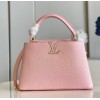 Louis Vuitton Capucines MM Taurillon Pink Leather Bag