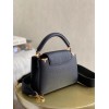 Louis Vuitton Capucines Mini Bag Taurillon Black M56848