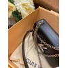 Louis Vuitton Twist MM Black Chain Bag 02