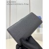 Louis Vuitton Vertical long black wallet