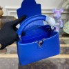 Louis Vuitton Capucines Blue Ostrich leather mini bag