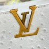 Louis Vuitton Capucines White Ostrich leather bag