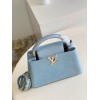 Louis Vuitton Capucines BB Taurillon Blue Bag