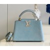 Louis Vuitton Capucines BB Taurillon Blue Bag