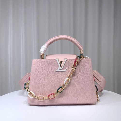 Louis Vuitton M21798 Capucines BB Pink Leather Bag