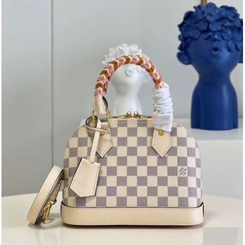 Louis Vuitton Alma BB Damier Ebene White