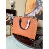 Louis Vuitton OnTheGo MM Monogram Brown Leather M58521