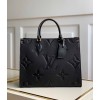 Louis Vuitton ONTHEGO Black MM size