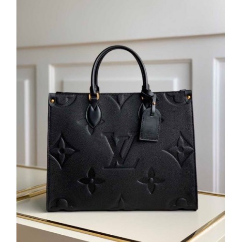 Louis Vuitton ONTHEGO Black MM size