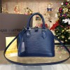 Louis Vuitton M40855 Alma BB Epi Leather Indigo