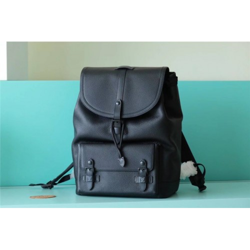 Louis Vuitton Taurillon Backpack Black