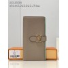 Louis Vuitton Vertical long gray wallet