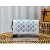 Louis Vuitton Dauphine East West Metis White Leather Bag