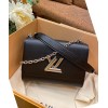 Louis Vuitton Twist MM Black Chain Bag 02