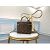 LV Vanity PM Monogram Canvas Dark Brown Bag