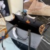 Louis Vuitton OnTheGo MM Monogram Black Leather M58521