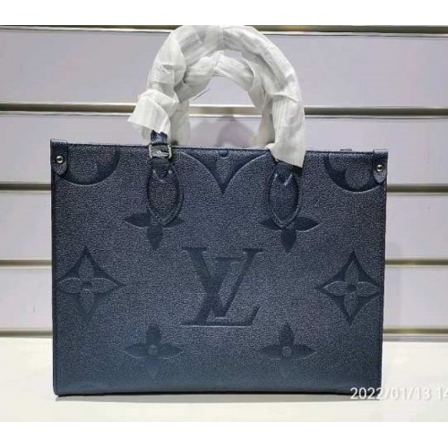 Louis Vuitton Onthego MM Blue M44576