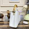 Louis Vuitton Capucines White Ostrich leather PM bag
