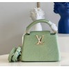 Louis Vuitton Capucines Mini Taurillon Green Bag