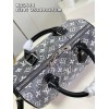 Louis Vuitton Speedy Bandoulière Gray Denim 25 Bag