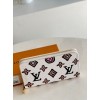 Louis Vuitton Zippy White Wallet M80683