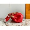 Louis Vuitton 2023 Monogram S Lock Red Clutch M46544