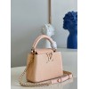 Louis Vuitton Capucines Mini Taurillon Orange Bag