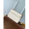 Louis Vuitton Twist MM White Handbag