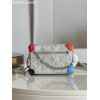 Louis Vuitton Climbing mini gray/ white bag