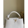 Louis Vuitton Capucine White PM