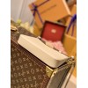 LV Easy Pouch On Strap Epi Leather in Cream M80471