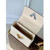 Louis Vuitton Twist MM White Handbag