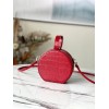 LV Petite Boite Chapeau Crocodile Red leather M43514